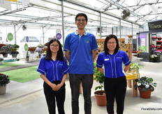 Heidi Tracy and Susan all the way from Ball Horticultural China.